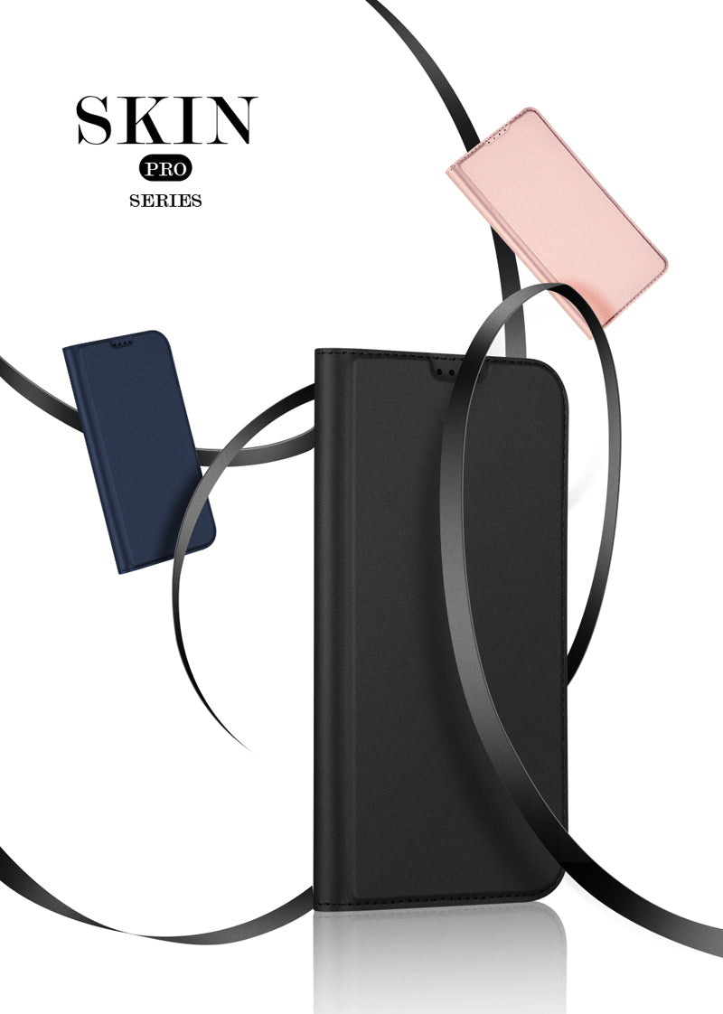 iPhone 16 Magnetische Flip Lederhülle