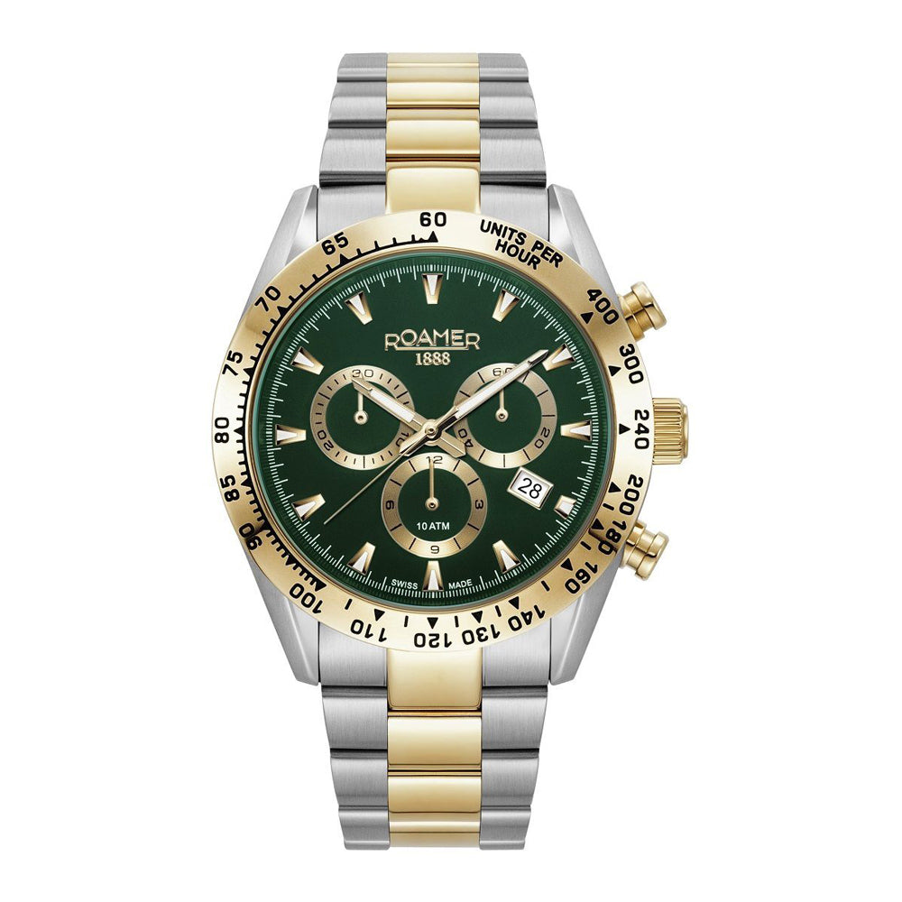 Roamer Monza 100 850837477520 Herrenuhr Chronograph-0