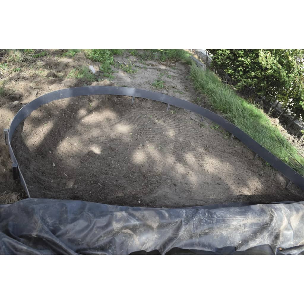 Garten Rasenkante 19cmx15m 7mm Schwarz