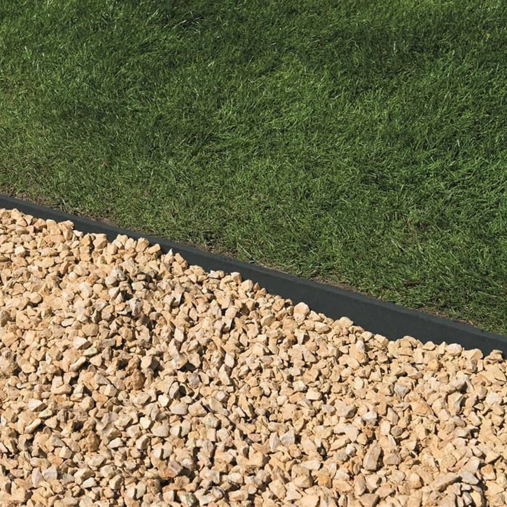 Garten Rasenkante 19cmx15m 7mm Schwarz
