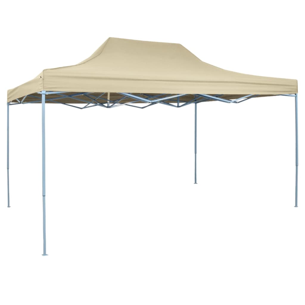 Foldetelt Pop-Up 3x4,5 m Cremehvid