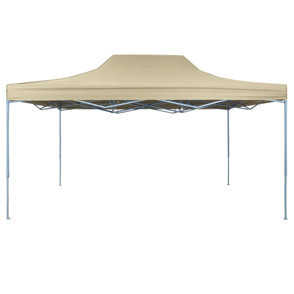 Foldetelt Pop-Up 3x4,5 m Cremehvid