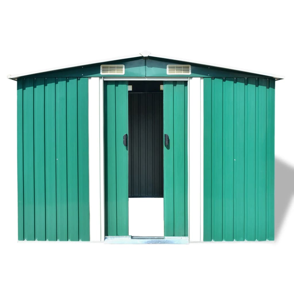 Haveskur Grøn Metal 257 x 205 x 178 cm