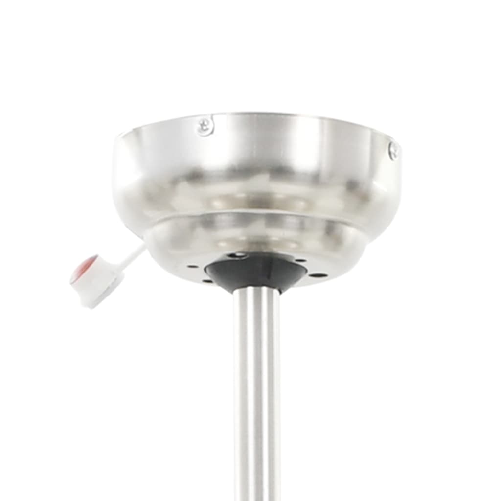 Dekorativ Loftsventilator med Lys 128 cm Hvid