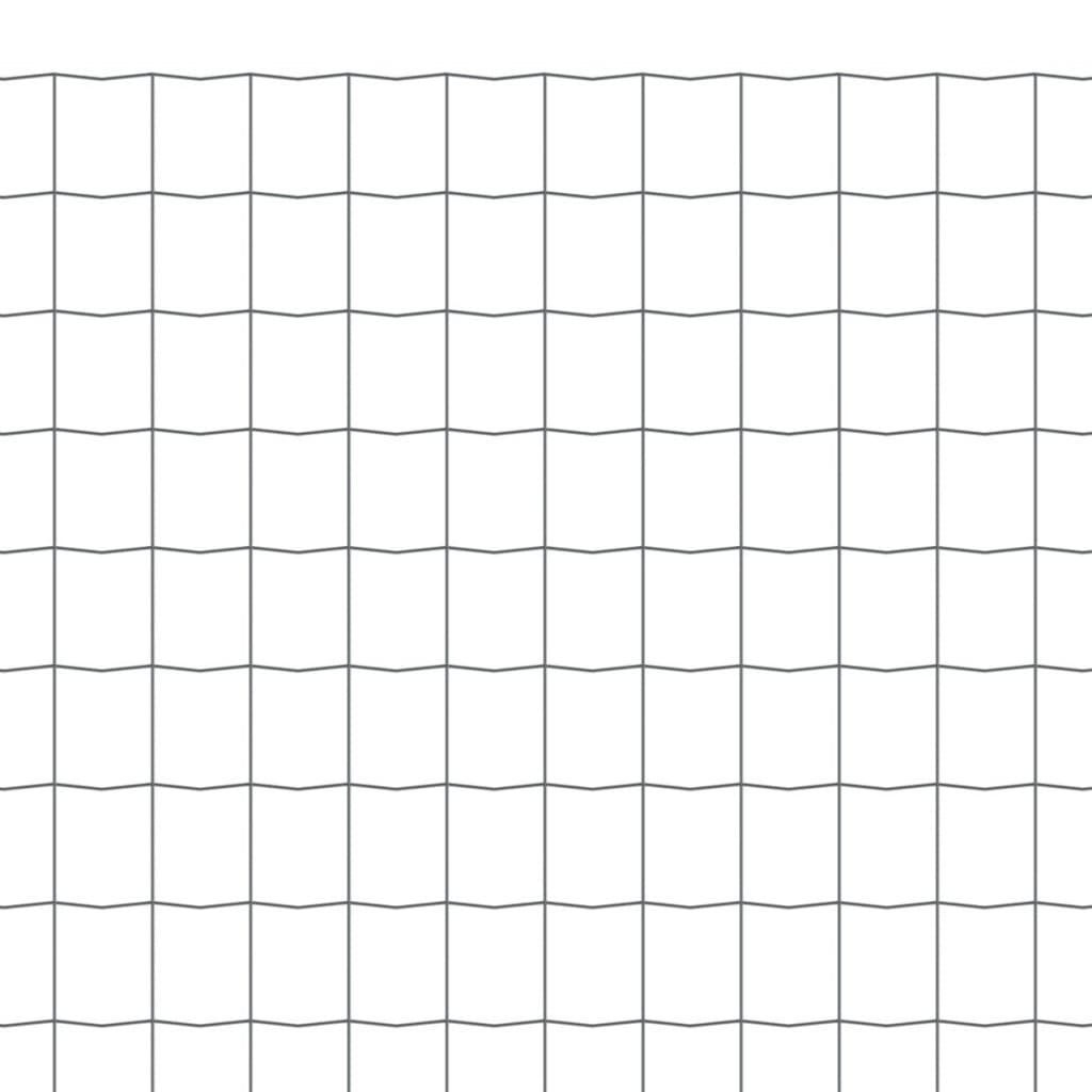 Eurozaun Stahl 25 x 1,2 m Grau