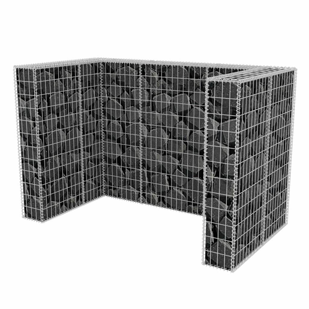 Gabion skraldespandsbeklædning til 2 tons stål 180x100x120cm