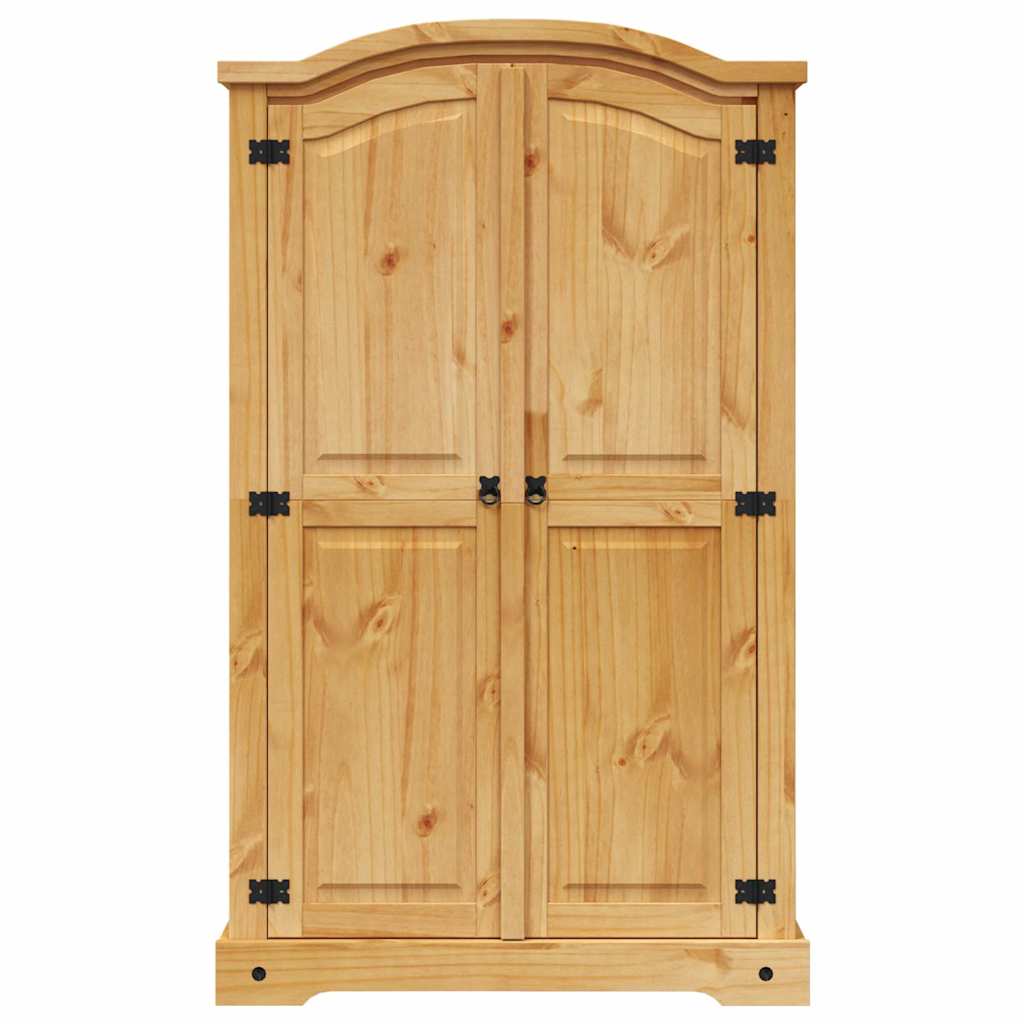 Garderobe i mexicansk stil fyrretræ 2 døre