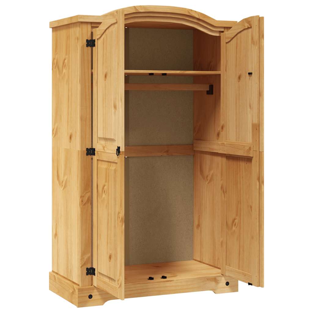 Garderobe i mexicansk stil fyrretræ 2 døre