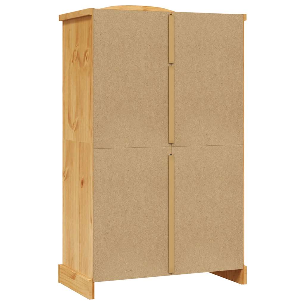 Garderobe i mexicansk stil fyrretræ 2 døre