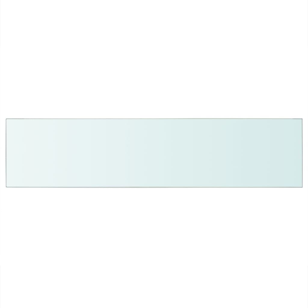 Hylde Glas Transparent 110x25 cm