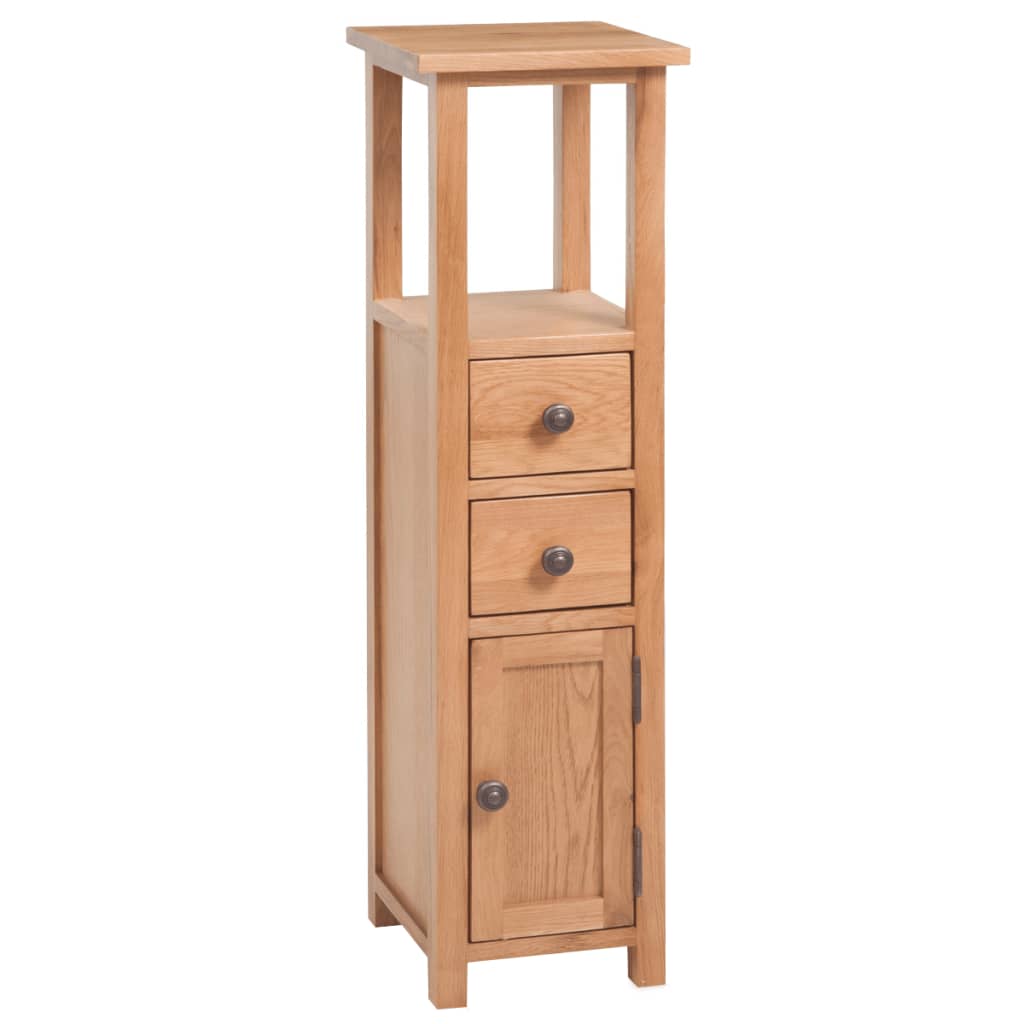Hjørneskab 26x26x94 cm Massiv Eg
