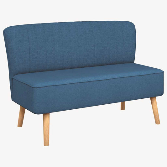 Sofa Stoff 117x55,5x77 cm Blau