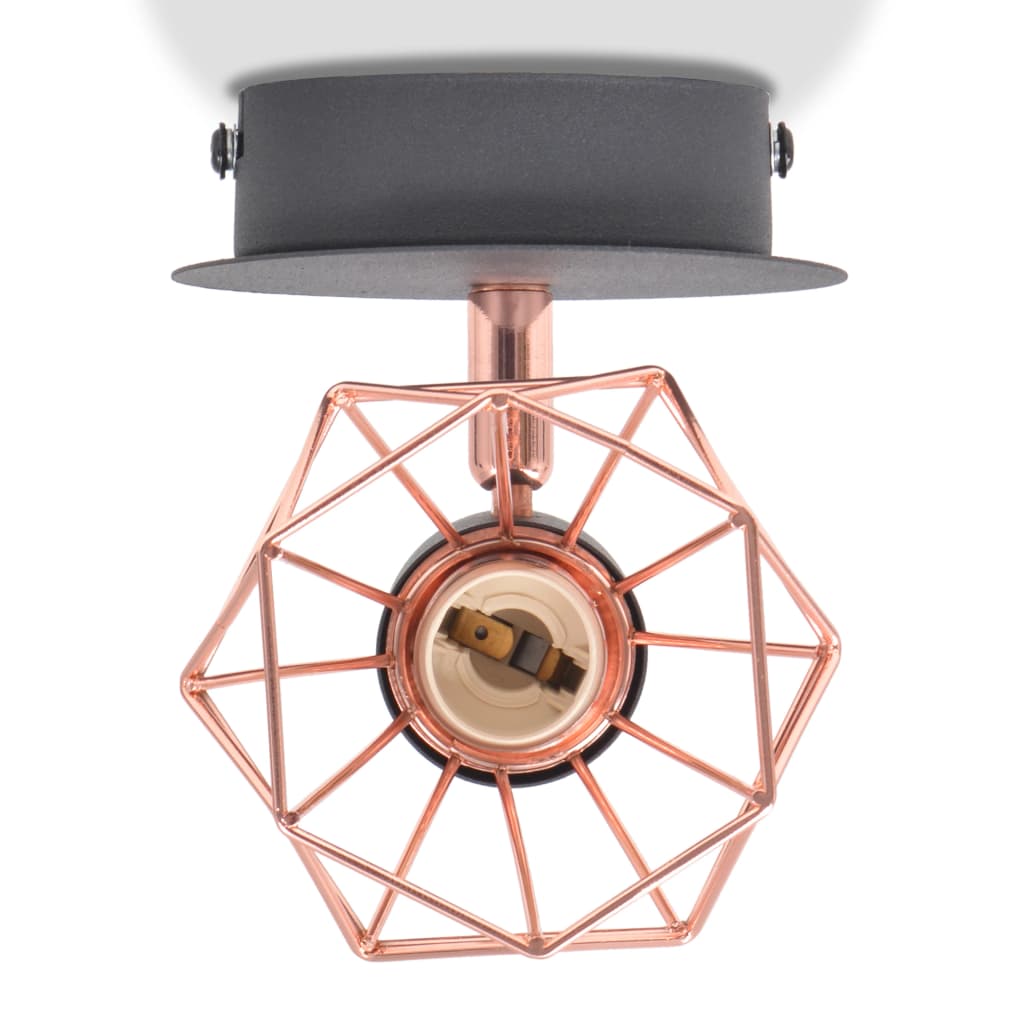 Væglamper 2 stk med 2 LED pærer 8 W