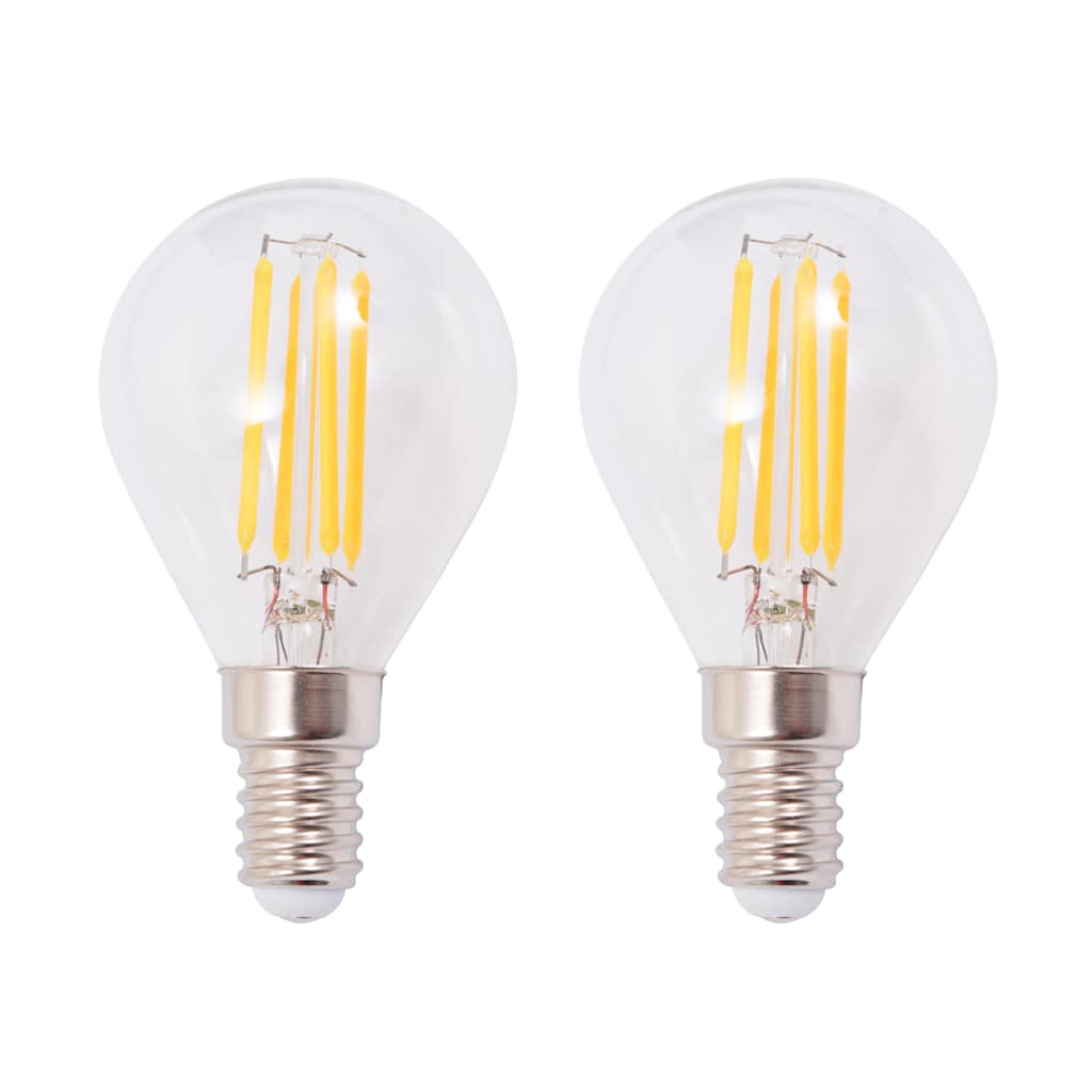 Væglamper 2 stk med 2 LED pærer 8 W