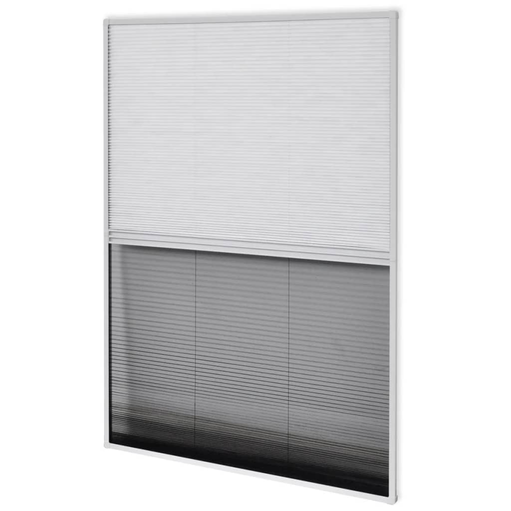 Insektbeskyttelse plisségardin til vinduesgardin alu 80x120 cm