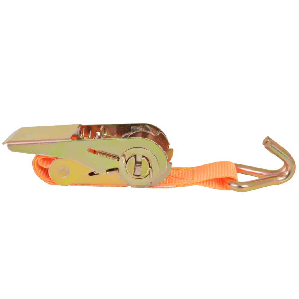 Skraldespænderemme 10 stk 0,4 tons 6m×25 mm Orange