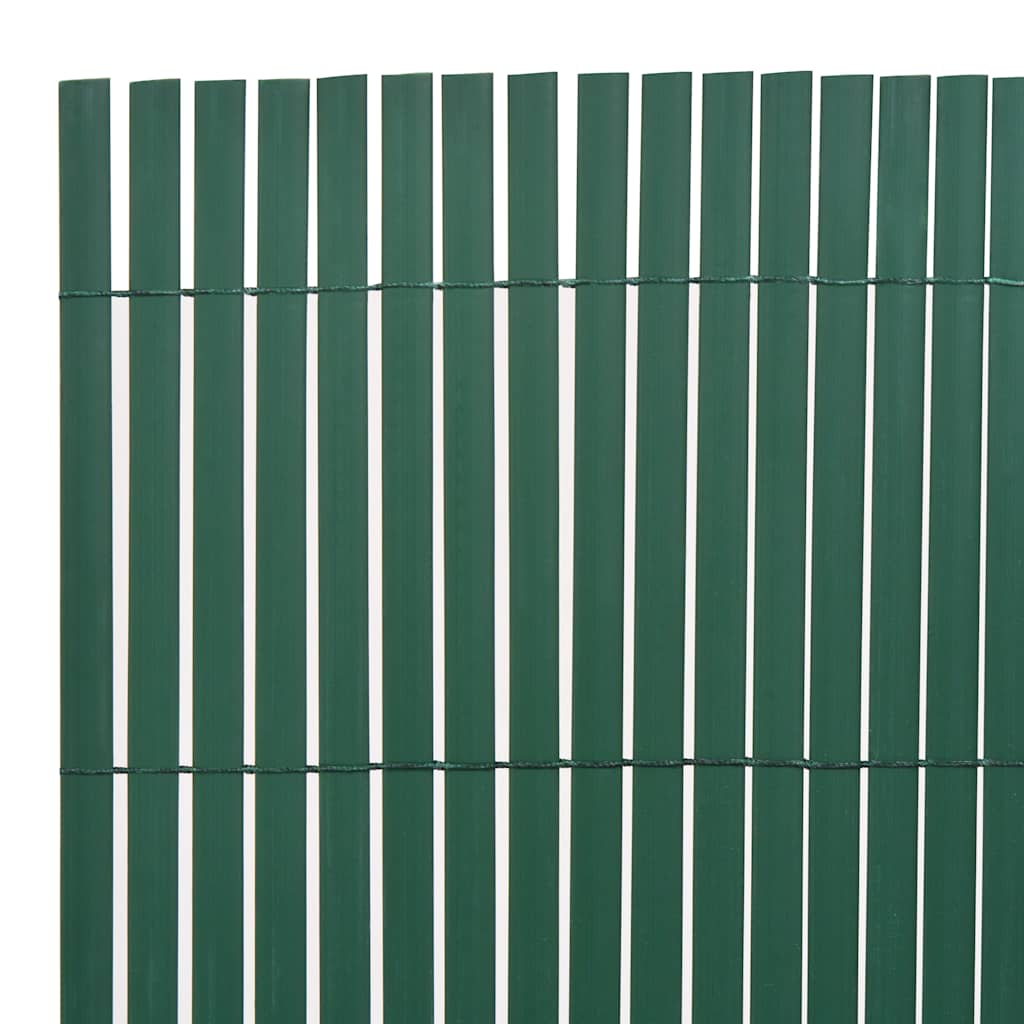 Havehegn Dobbeltsidet PVC 90×500 cm Grøn