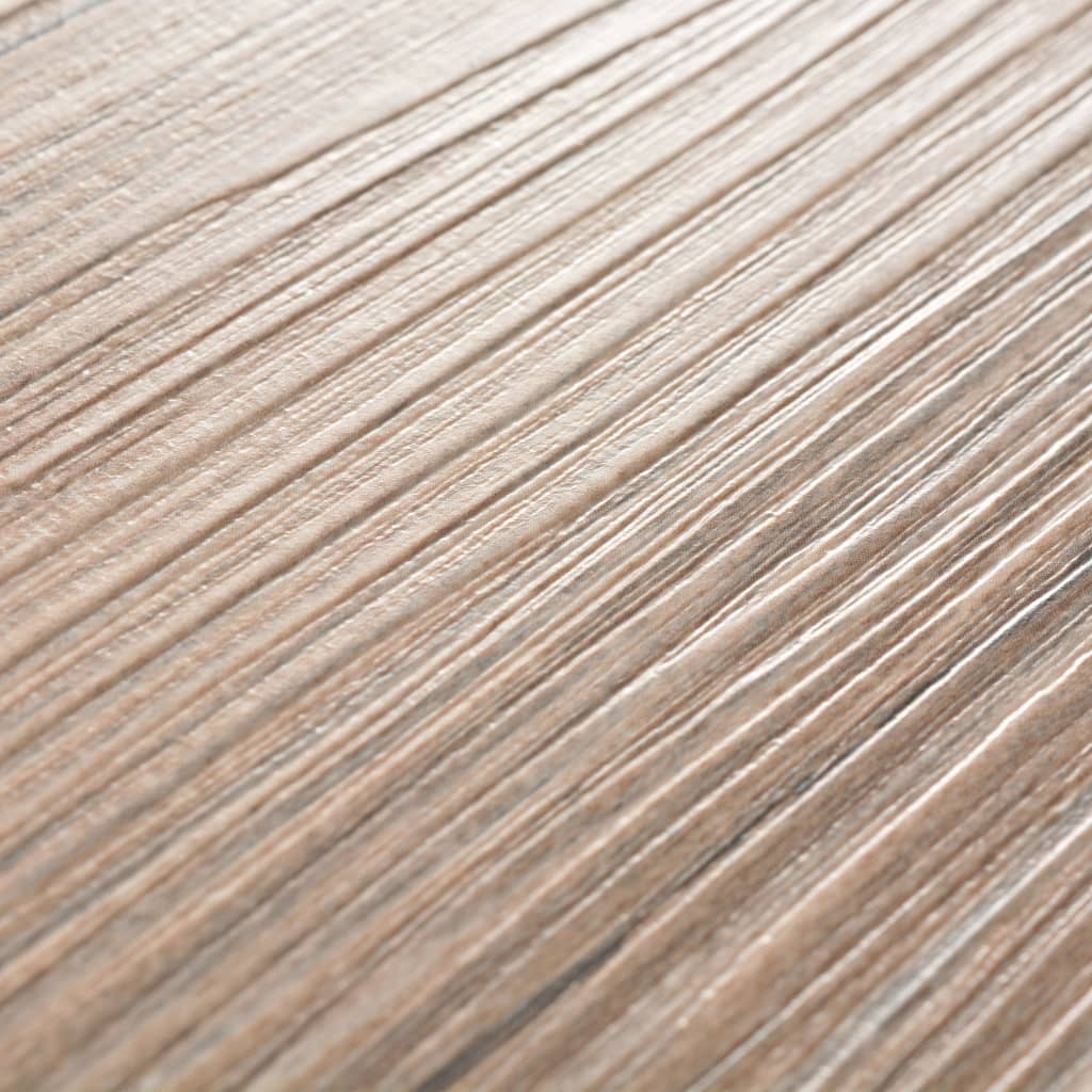 PVC Fliser Ikke-selvklæbende 5,26 m² 2 mm Eg Brun
