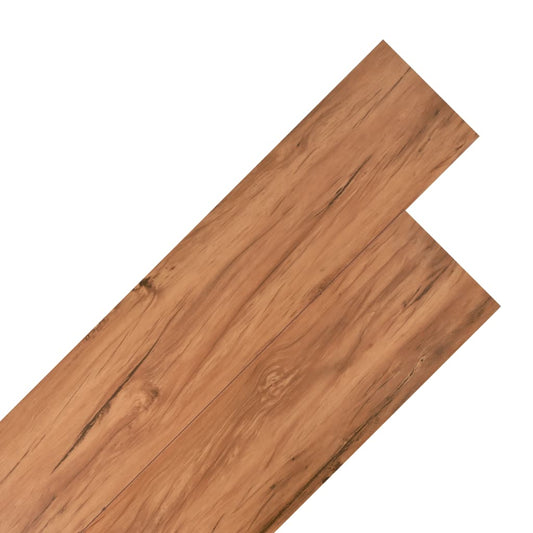 PVC Fliser Ikke-selvklæbende 5,26 m² 2 mm Elm Natural