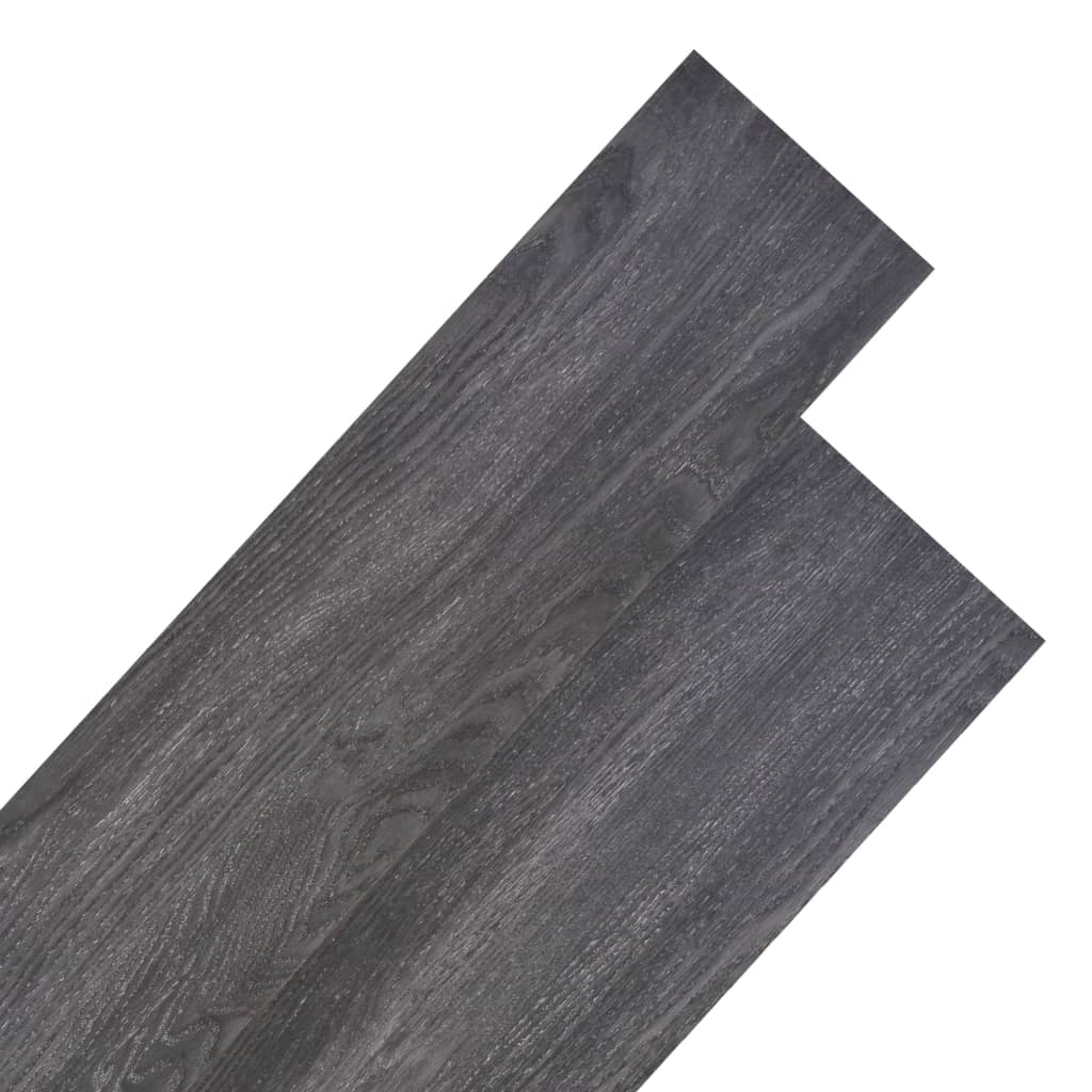PVC Fliser Ikke-selvklæbende 5,26 m² 2 mm Sort og hvid