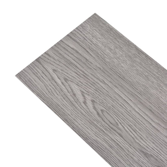 PVC Fliser Selvklæbende 5,02 m² 2 mm Mørkegrå