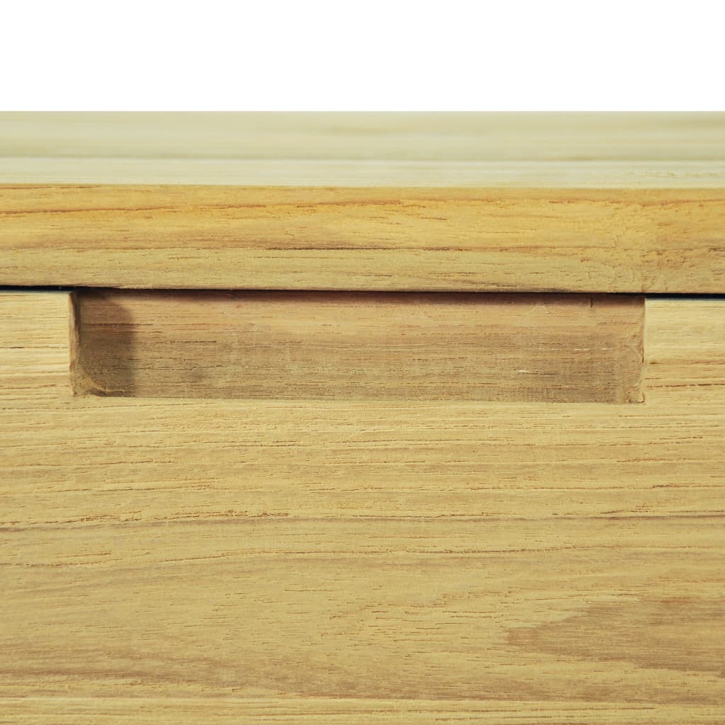 Konsolbord 120 x 35 x 76 cm massiv teaktræ