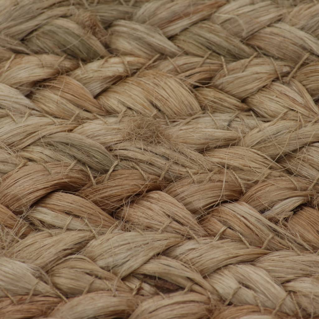 Jute Flettet Tæppe 150 cm Rundt