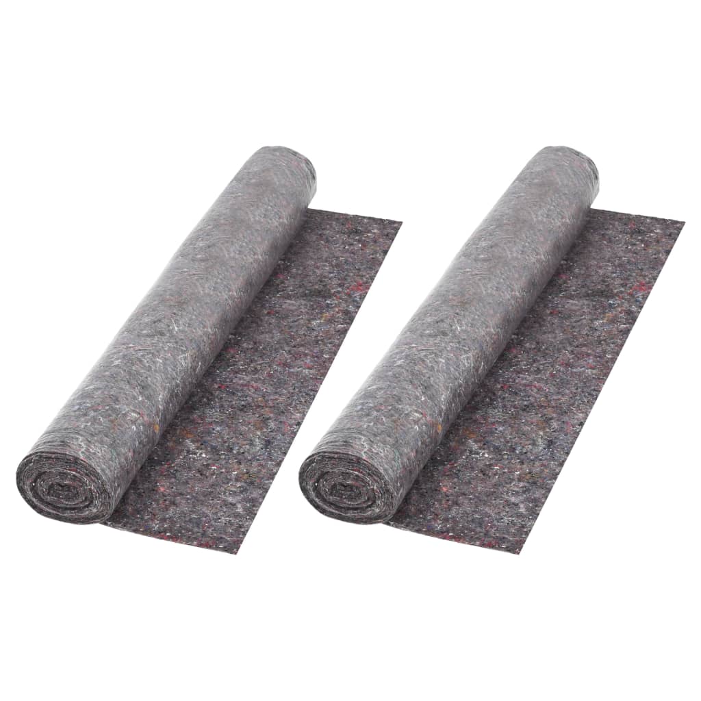 Skridsikker malingsfleece 2 stk 50 m 180 g/m² Grå