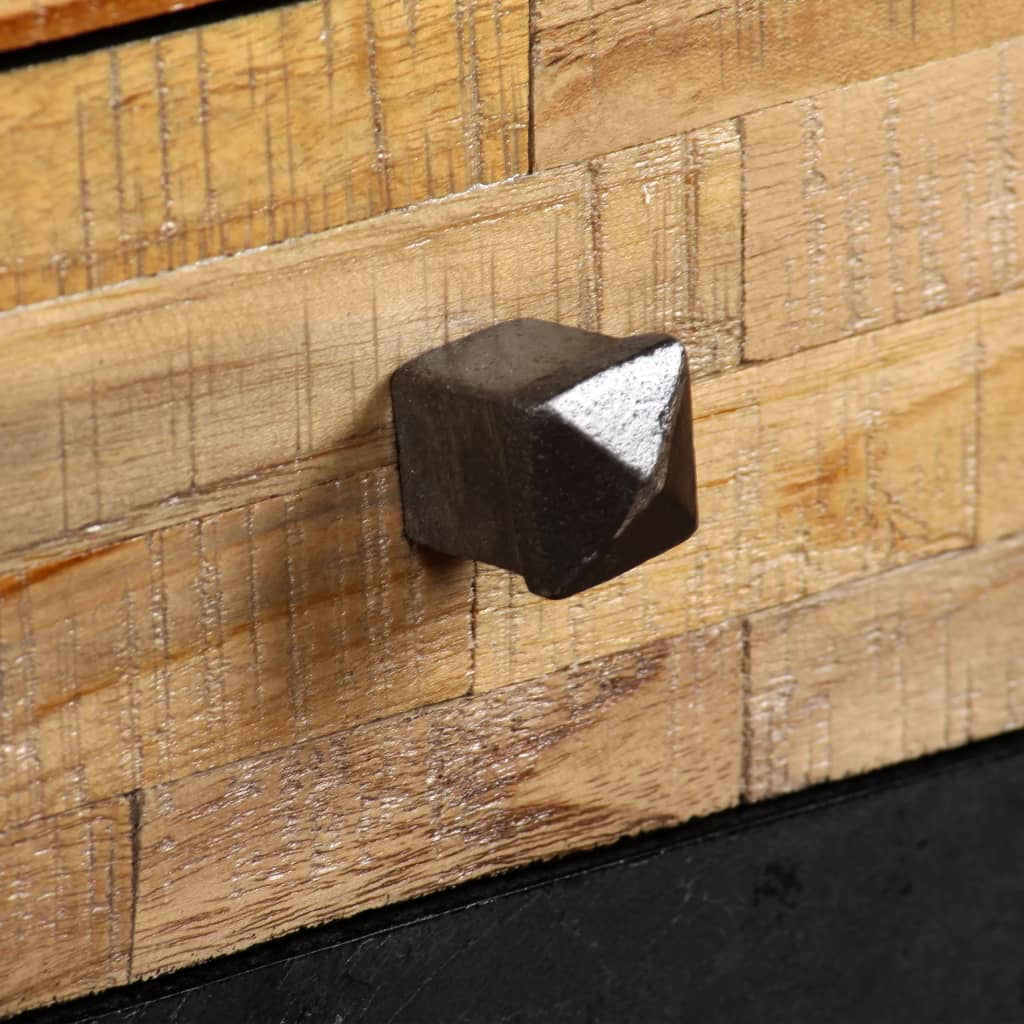 Skrivebord Genbrugsteak massivt træ 110 × 50 × 76 cm