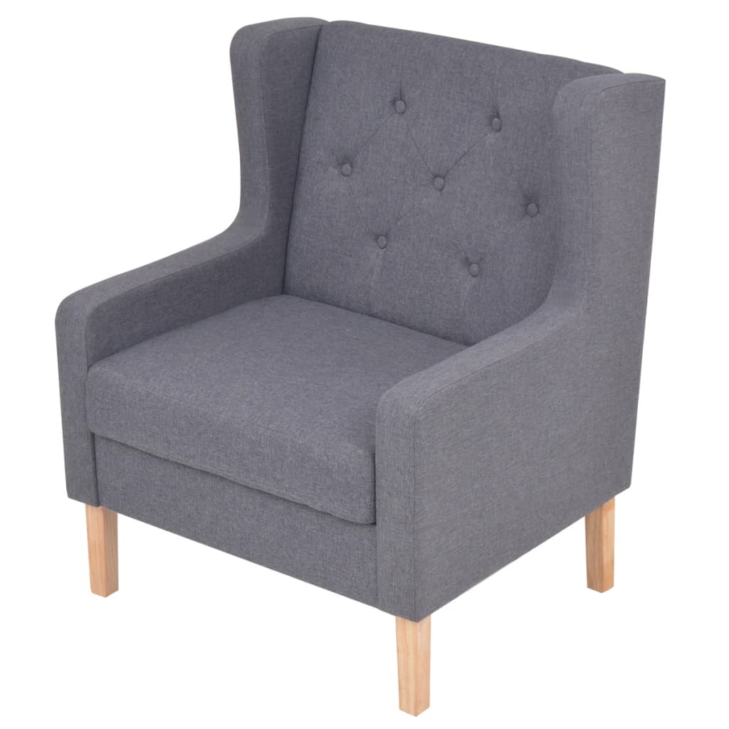 3-delt Sofasæt Stof Grå