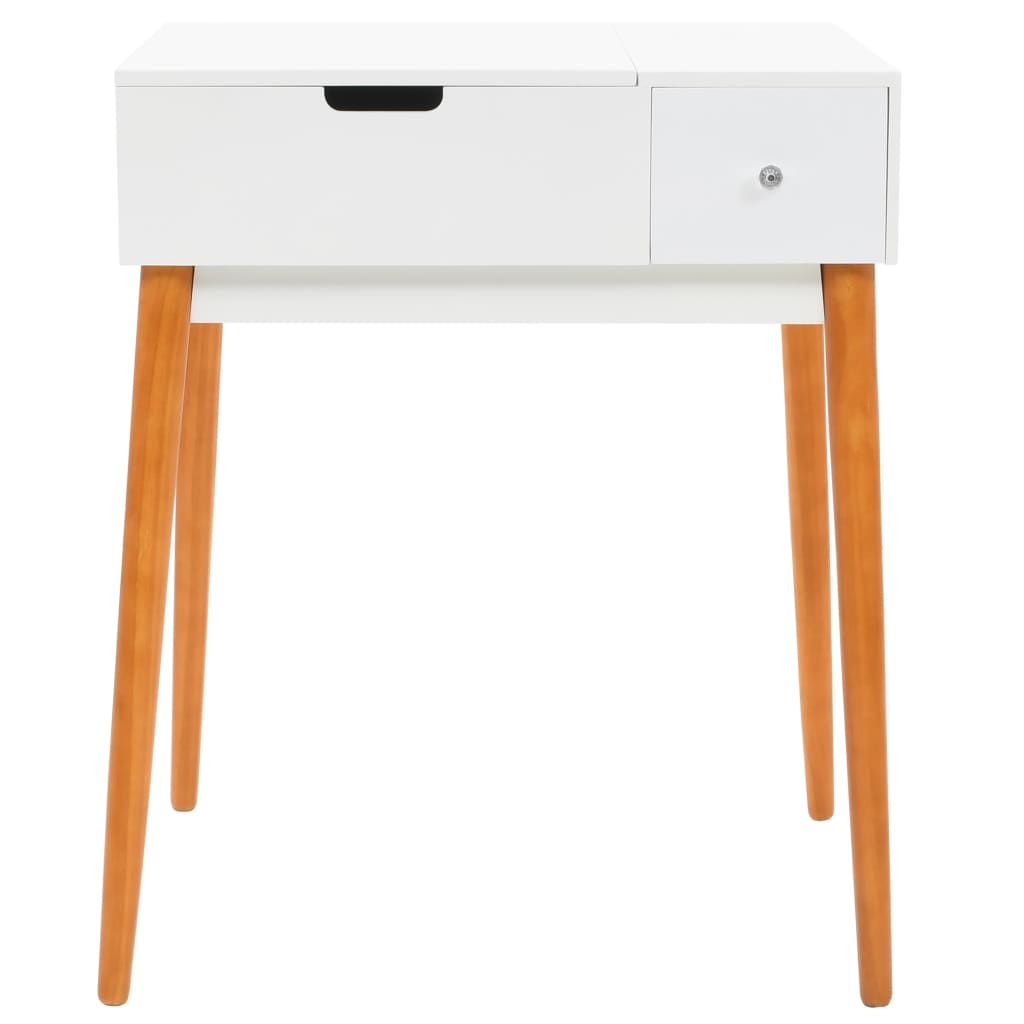 Toiletbord med spejl MDF 60 x 50 x 86 cm