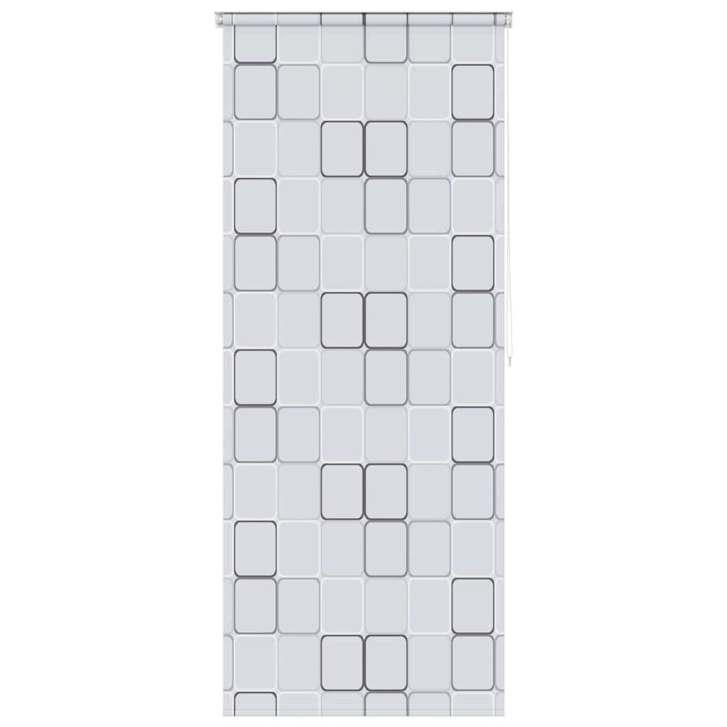 brusegardin 100x240 cm kvadratisk mønster