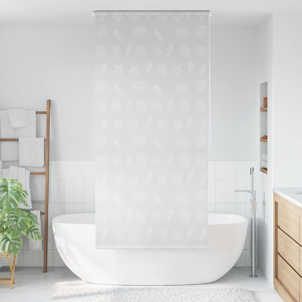 brusegardin 80x240 cm søstjernemønster