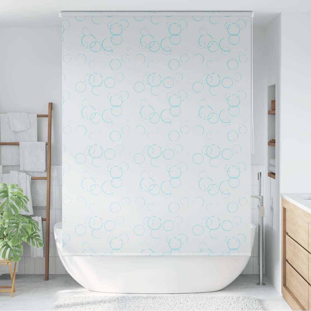 brusegardin 140x240 cm boblemønster