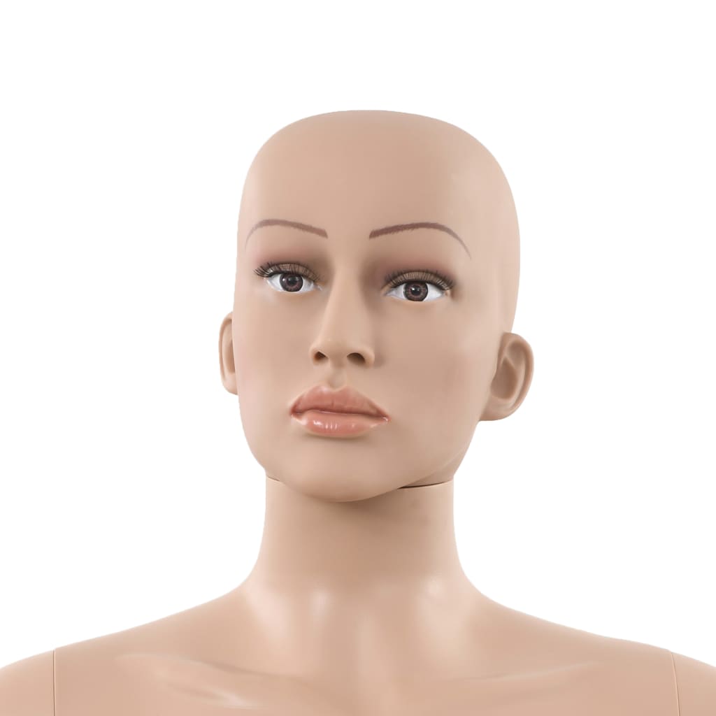 Mannequin Dame med glasbund Beige 180 cm