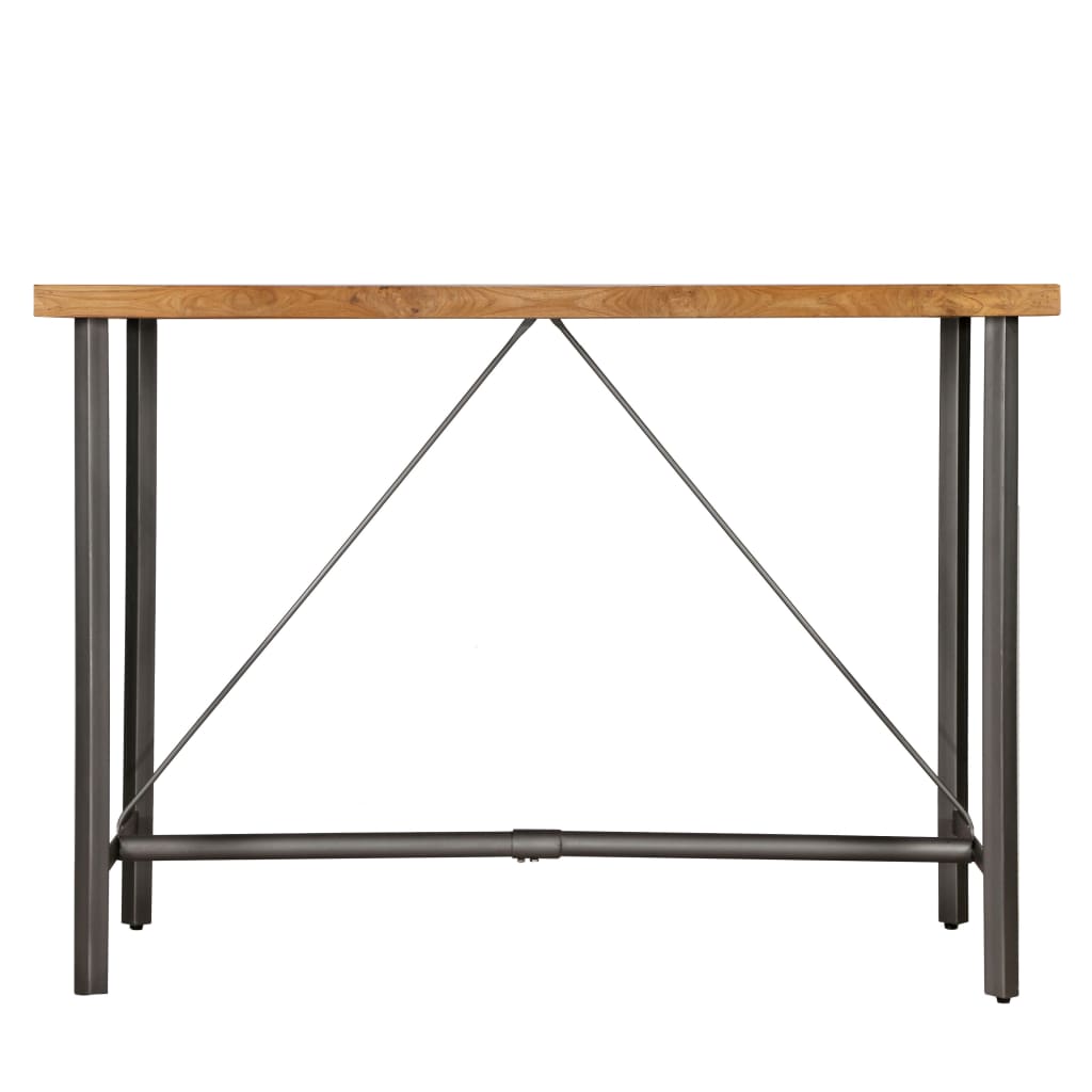 Barbord Genanvendt massivt træ teak 150x70x106 cm