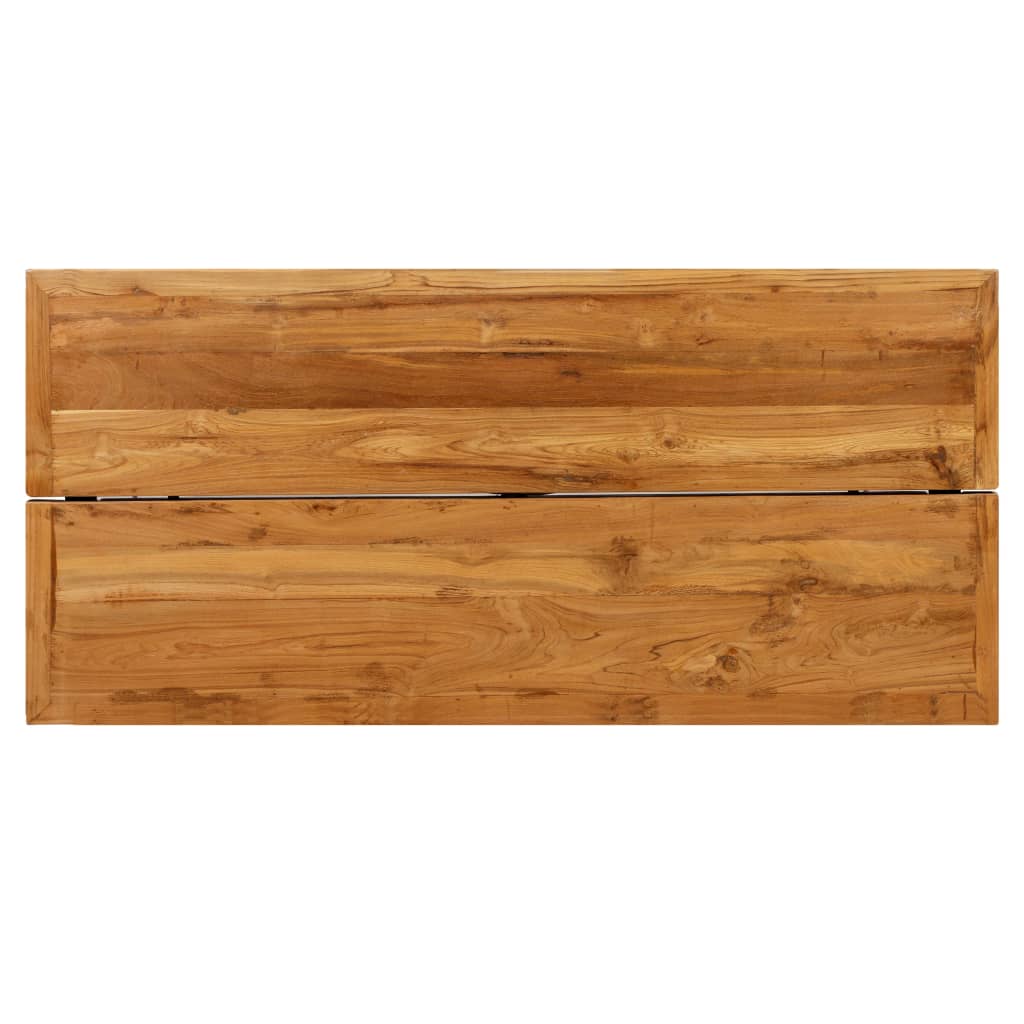 Barbord Genanvendt massivt træ teak 150x70x106 cm