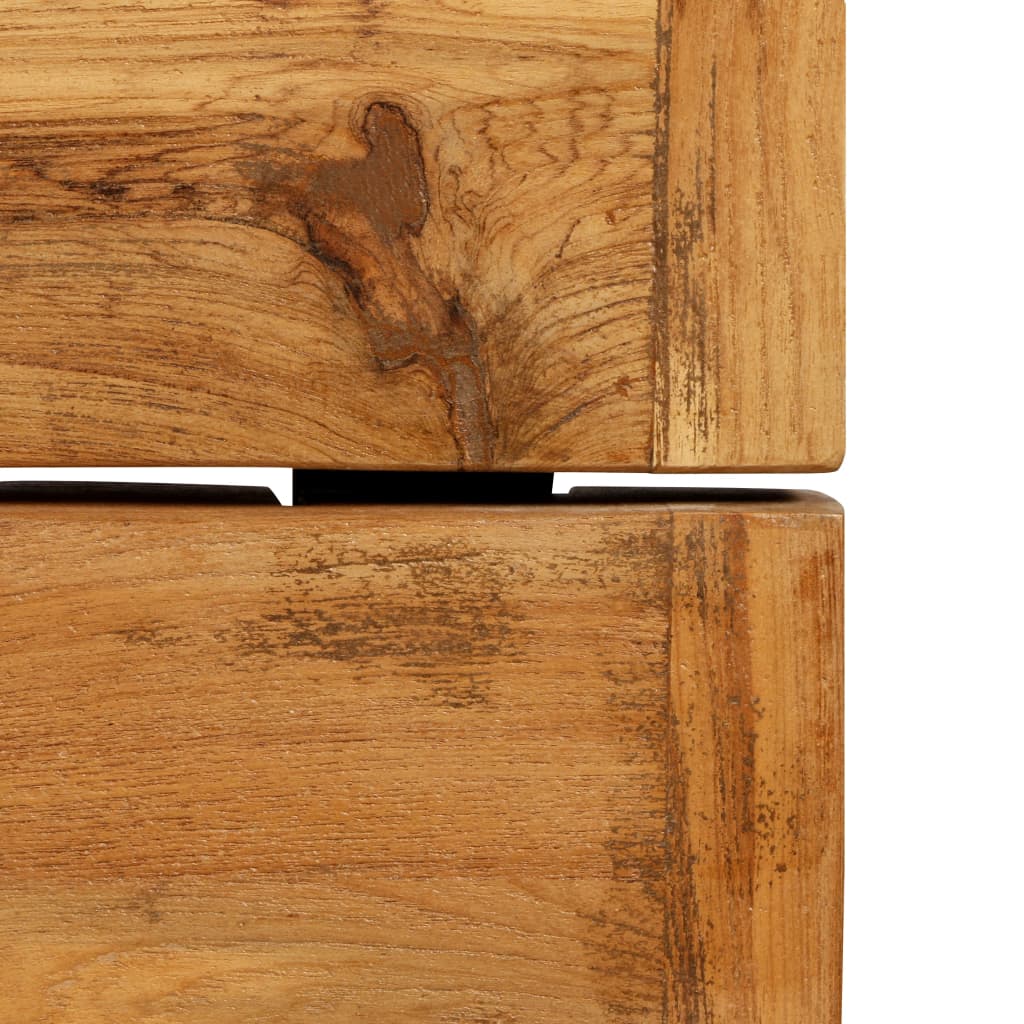 Barbord Genanvendt massivt træ teak 150x70x106 cm