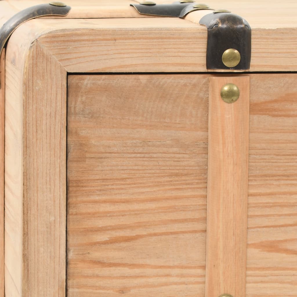 Tv-møbel massiv grantræ 120x33x35 cm