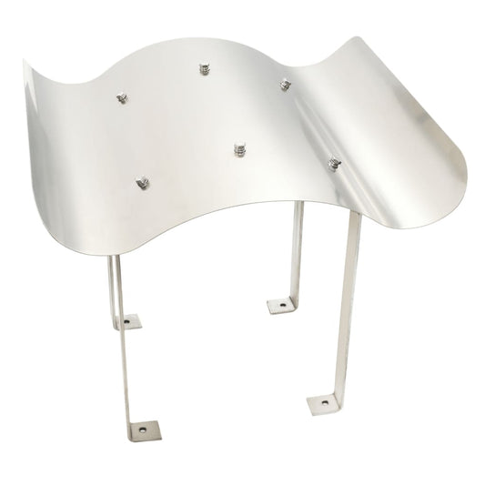 Schornsteinabdeckung Edelstahl 70 x 70 x 37 cm