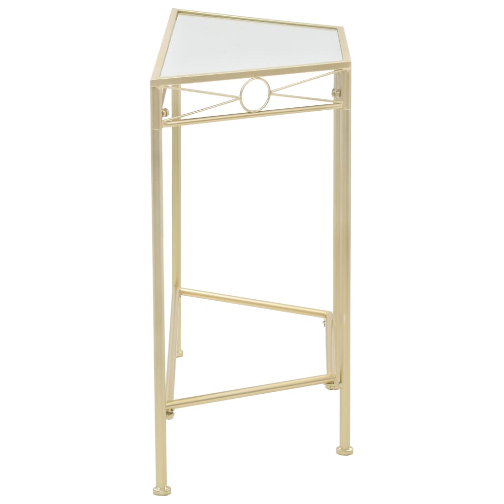 Sidebord vintage stil metal 87x34x73 cm guld