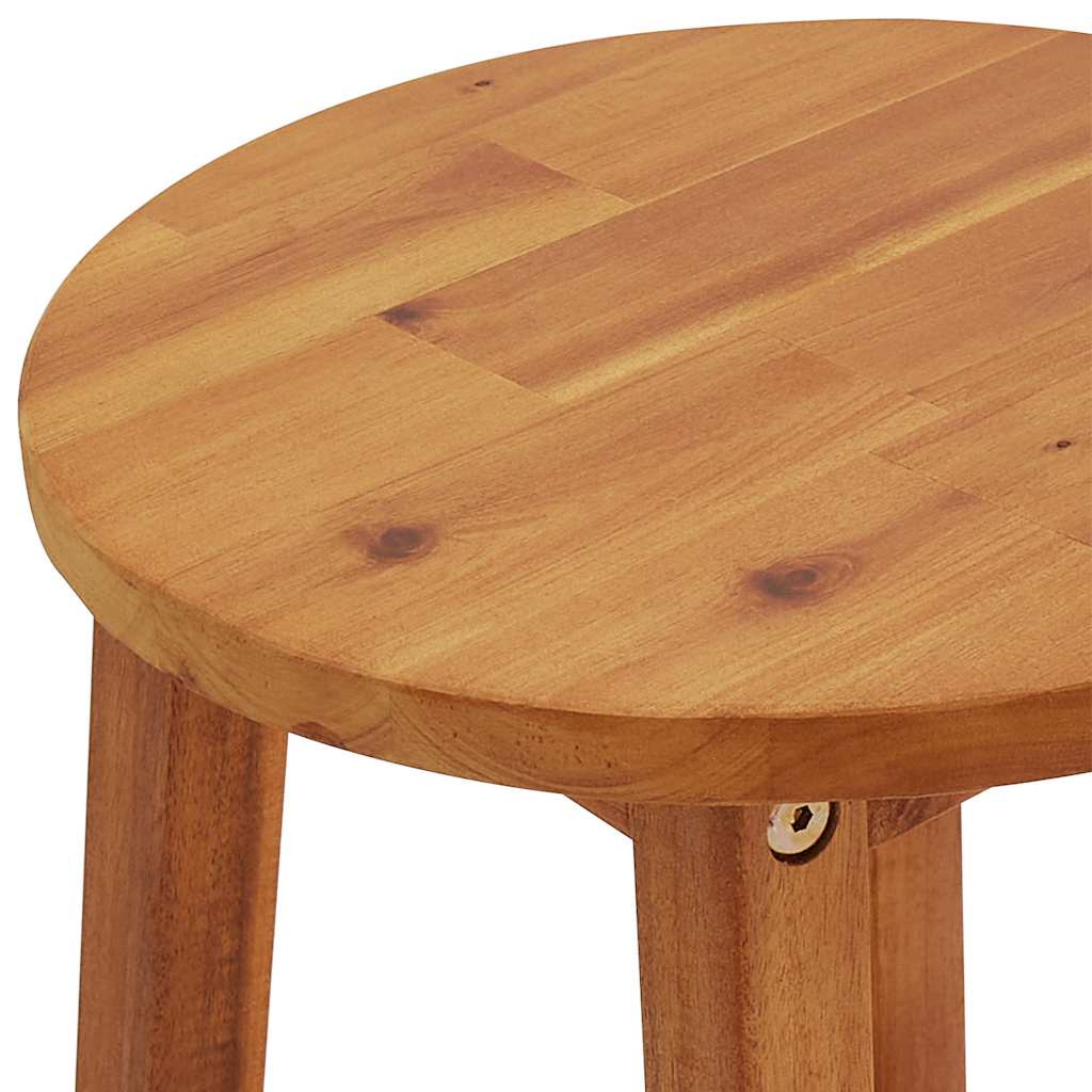 Barhocker 2 Stk. Massivholz Akazie