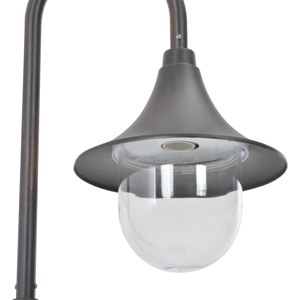 Havepullert Lys E27 120 cm Aluminium Bronze