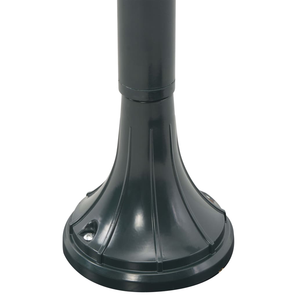 Havepullert Lys E27 120 cm Aluminium Mørkegrøn