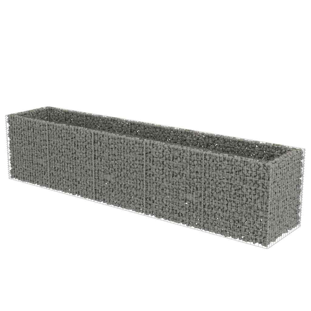 Gabion Højseng Galvaniseret Stål 450×90×100 cm