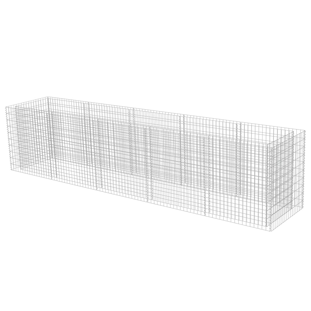 Gabion Højseng Galvaniseret Stål 450×90×100 cm