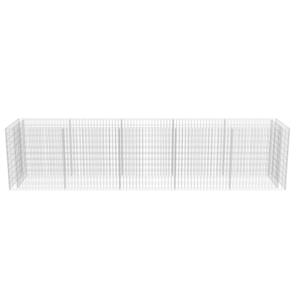 Gabion Højseng Galvaniseret Stål 450×90×100 cm