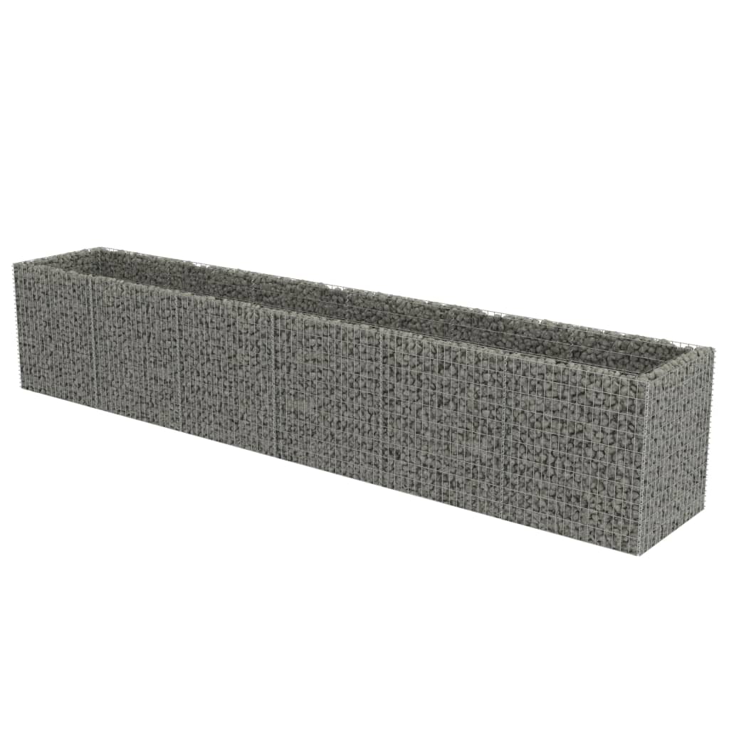 Gabion Højseng Galvaniseret Stål 540×90×100 cm