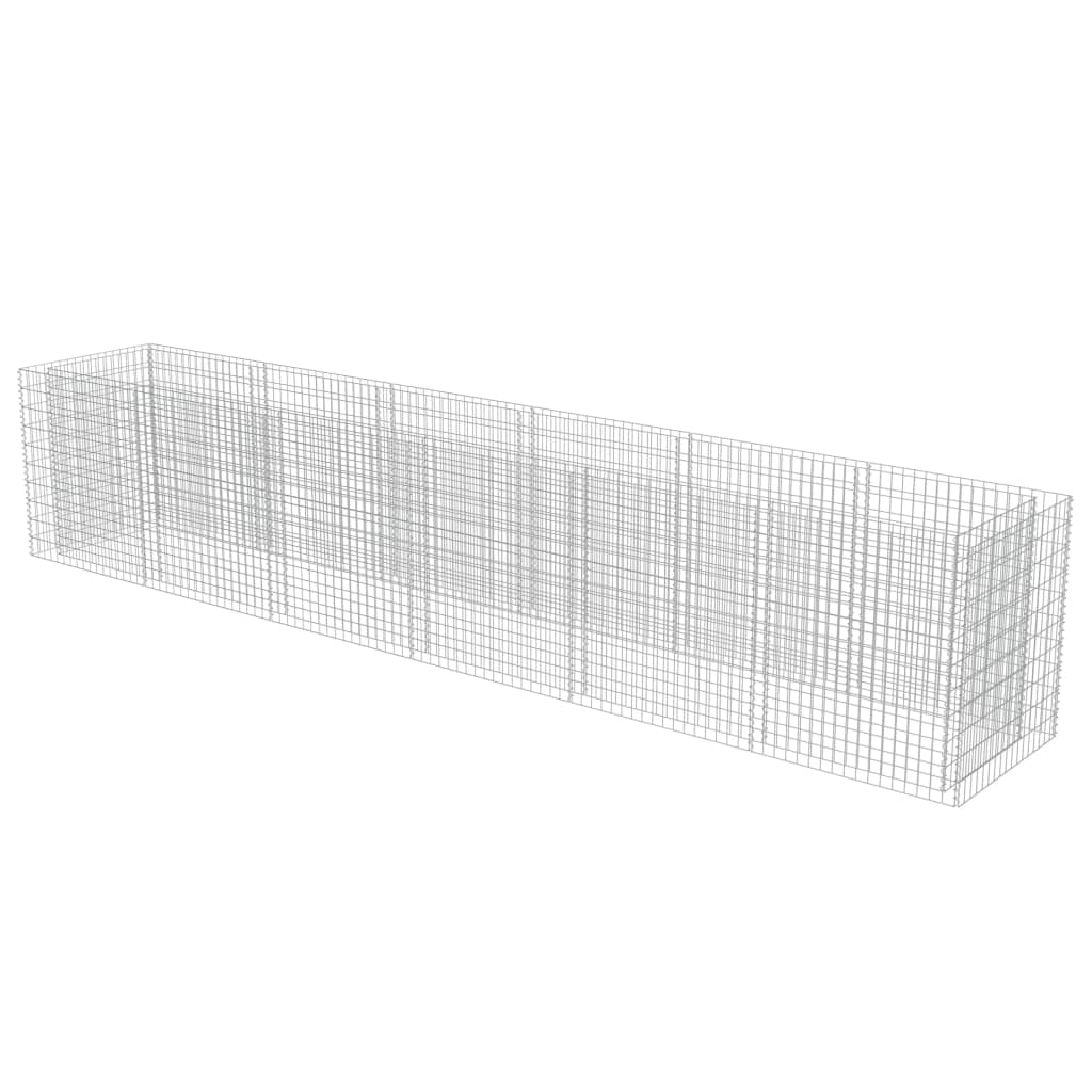 Gabion Højseng Galvaniseret Stål 540×90×100 cm