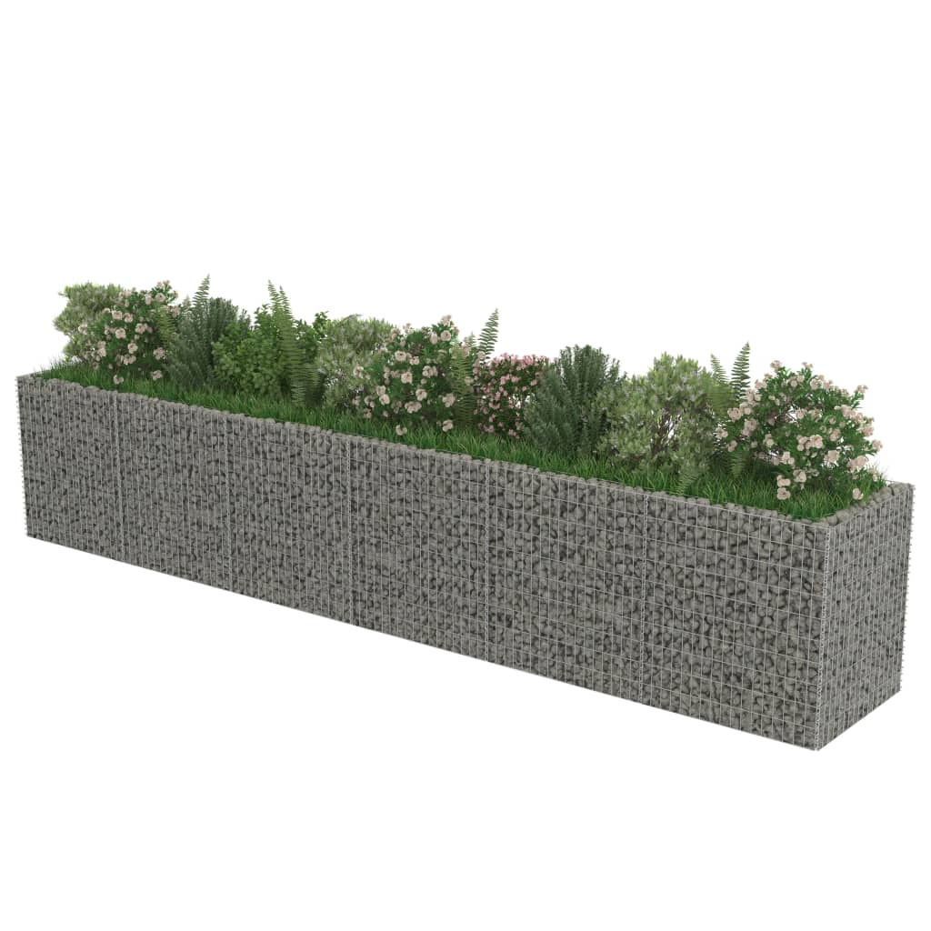 Gabion Højseng Galvaniseret Stål 540×90×100 cm